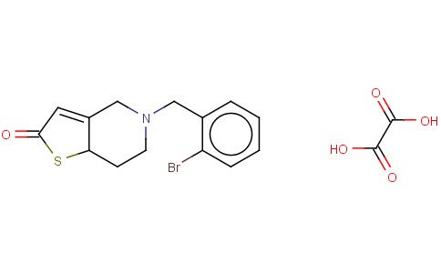 5-(O-BROMOBENZYL)-5,6,7,7A-TETRAHYDRO-4H-THIENO(3,2-C)PYRIDIN-2-ONE OX ALATE
